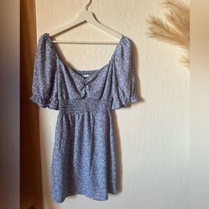 Very lightweight mini floral dress. It’s used but looks like new